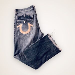 True Religion Billy Bootcut Denim Jean | Color: Dark Blue | Size: 40
